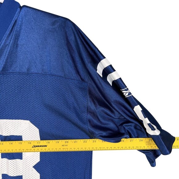 Reebok NFL Indianapolis Colts #18 Peyton Manning Mens L On Field Home Jersey - Picture 9 of 15
